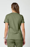 Cherokee Womens' WW Revolution Mock Wrap Top