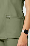 Cherokee Womens' WW Revolution Mock Wrap Top