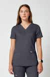 Cherokee Womens' WW Revolution Mock Wrap Top