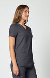 Cherokee Womens' WW Revolution Mock Wrap Top