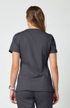 Cherokee Womens' WW Revolution Mock Wrap Top