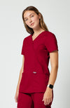 Cherokee Womens' WW Revolution Mock Wrap Top