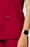 Cherokee Womens' WW Revolution Mock Wrap Top