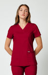 Cherokee Womens' WW Revolution Mock Wrap Top
