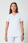 Cherokee Womens' WW Revolution Mock Wrap Top