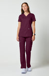 Cherokee Womens' WW Revolution Mock Wrap Top