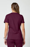 Cherokee Womens' WW Revolution Mock Wrap Top