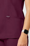 Cherokee Womens' WW Revolution Mock Wrap Top