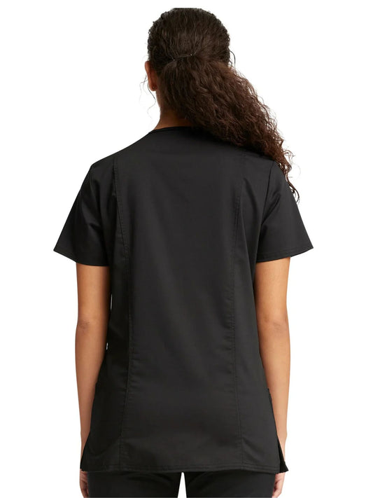 Cherokee Women's WW Revolution V-Neck Top - Black