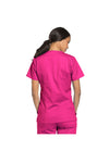 Cherokee Women's WW Revolution V-Neck Top - Electric Pink