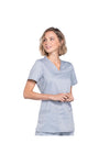 Cherokee Women's WW Revolution V-Neck Top - Grey