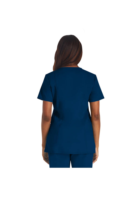 Cherokee Women's WW Revolution V-Neck Top - Navy