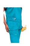 Cherokee Women's WW Revolution V-Neck Top - Turquoise