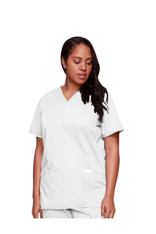 Cherokee Women's WW Revolution V-Neck Top - White