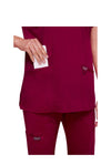 Cherokee Women's WW Revolution V-Neck Top - Wine