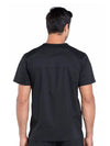 Cherokee Men's WW Revolution V-Neck Top - Black