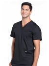Cherokee Men's WW Revolution V-Neck Top - Black
