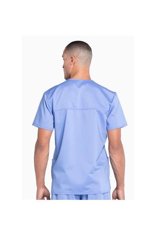 Cherokee Men's WW Revolution V-Neck Top - Ciel