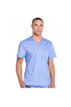 Cherokee Men's WW Revolution V-Neck Top - Ciel