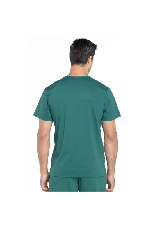 Cherokee Men's WW Revolution V-Neck Top - Hunter Green