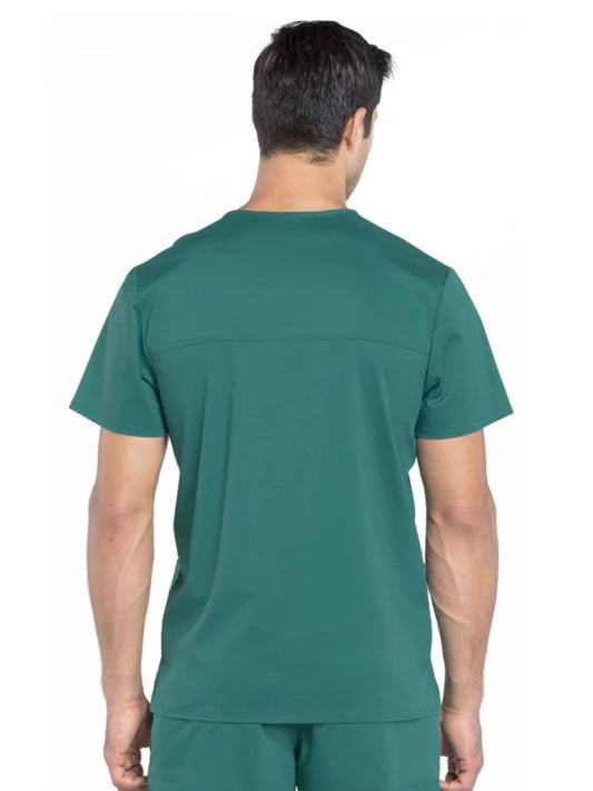 Cherokee Men's WW Revolution V-Neck Top - Hunter Green