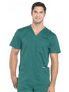 Cherokee Men's WW Revolution V-Neck Top - Hunter Green