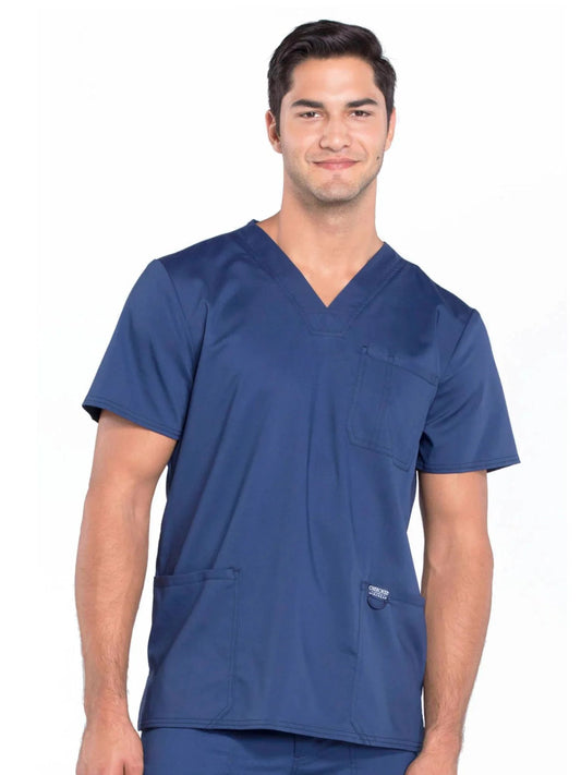 Cherokee Men's WW Revolution V-Neck Top - Navy