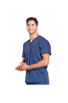 Cherokee Men's WW Revolution V-Neck Top - Navy