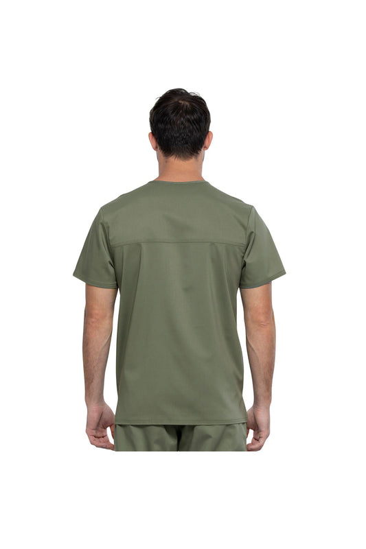 Cherokee Men's WW Revolution V-Neck Top - Olive
