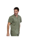 Cherokee Men's WW Revolution V-Neck Top - Olive