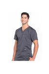 Cherokee Men's WW Revolution V-Neck Top - Pewter