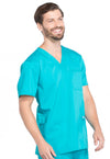 Cherokee Men's WW Revolution V-Neck Top - Teal Blue