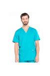 Cherokee Men's WW Revolution V-Neck Top - Teal Blue