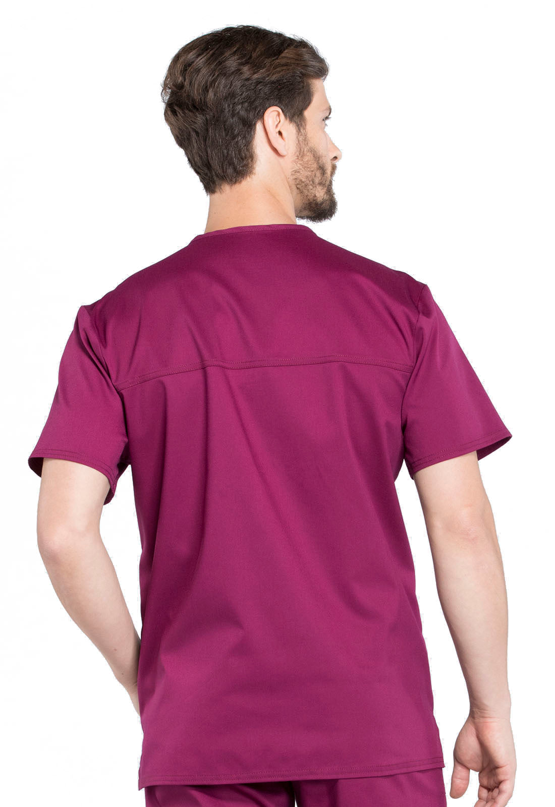 Cherokee Men's WW Revolution V-Neck Top - Wine