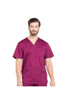 Cherokee Men's WW Revolution V-Neck Top - Wine