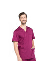 Cherokee Men's WW Revolution V-Neck Top - Wine