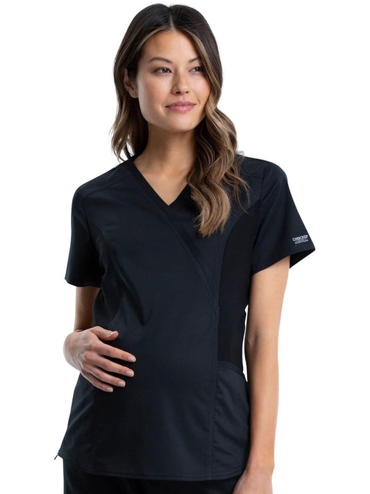 WW Revolution Maternity Mock Wrap Top