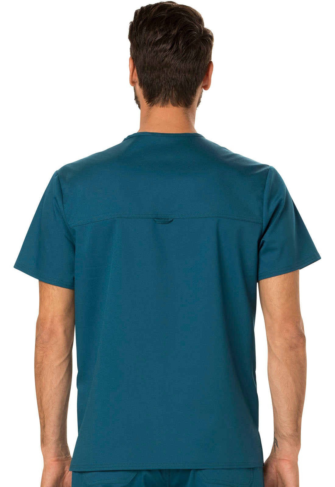 Men's Tuckable V-Neck Top - Caribbean Blue