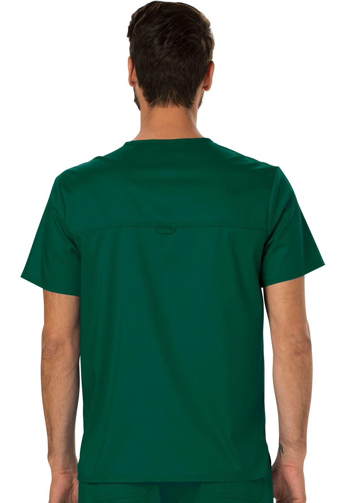 Men's Tuckable V-Neck Top - Hunter Green