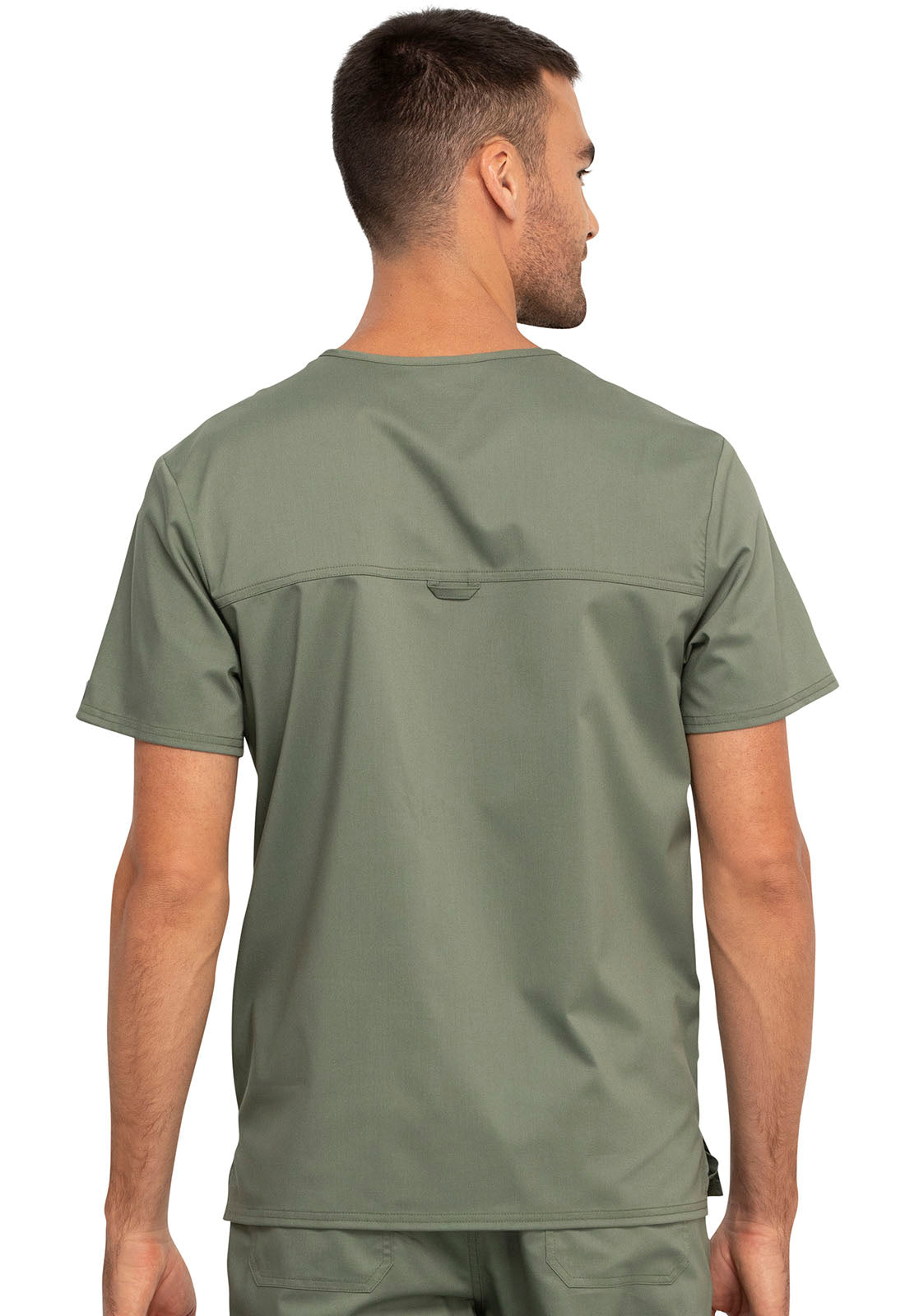 Men's Tuckable V-Neck Top - Olive