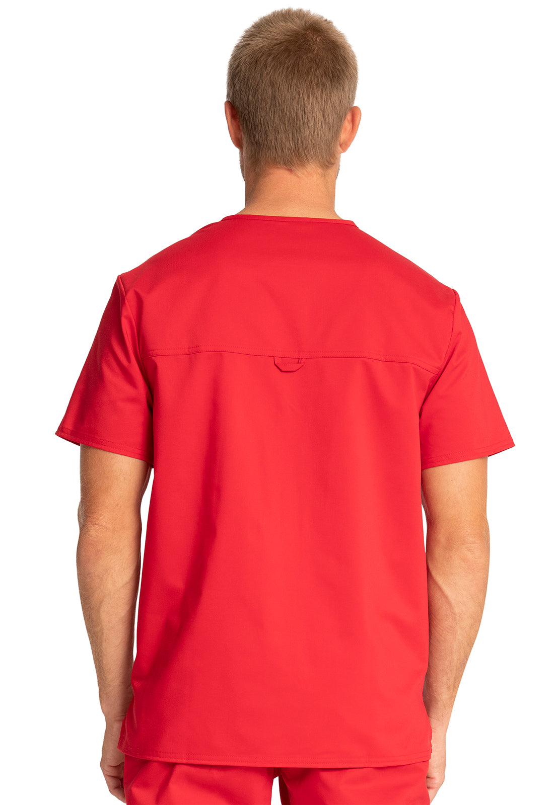 Men's Tuckable V-Neck Top - Red