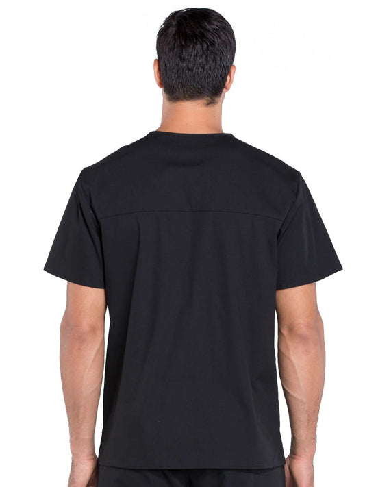WW Professionals Men's Scrub V-Neck Top