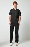 WW Professionals Men's Scrub V-Neck Top