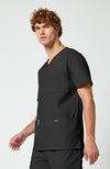 WW Professionals Men's Scrub V-Neck Top