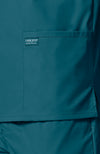 WW Professionals Men's Scrub V-Neck Top