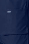 WW Professionals Men's Scrub V-Neck Top