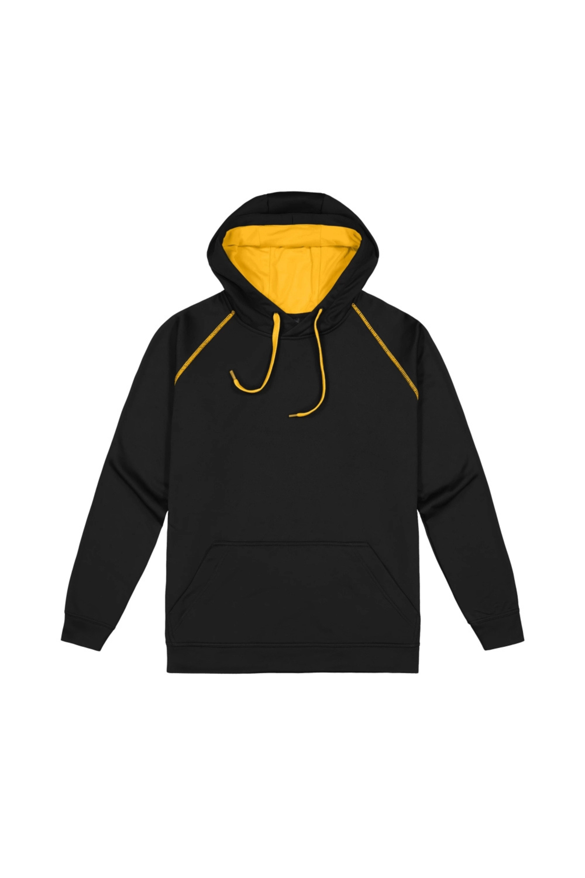 Performance Pullover Hoodie - Black/Gold