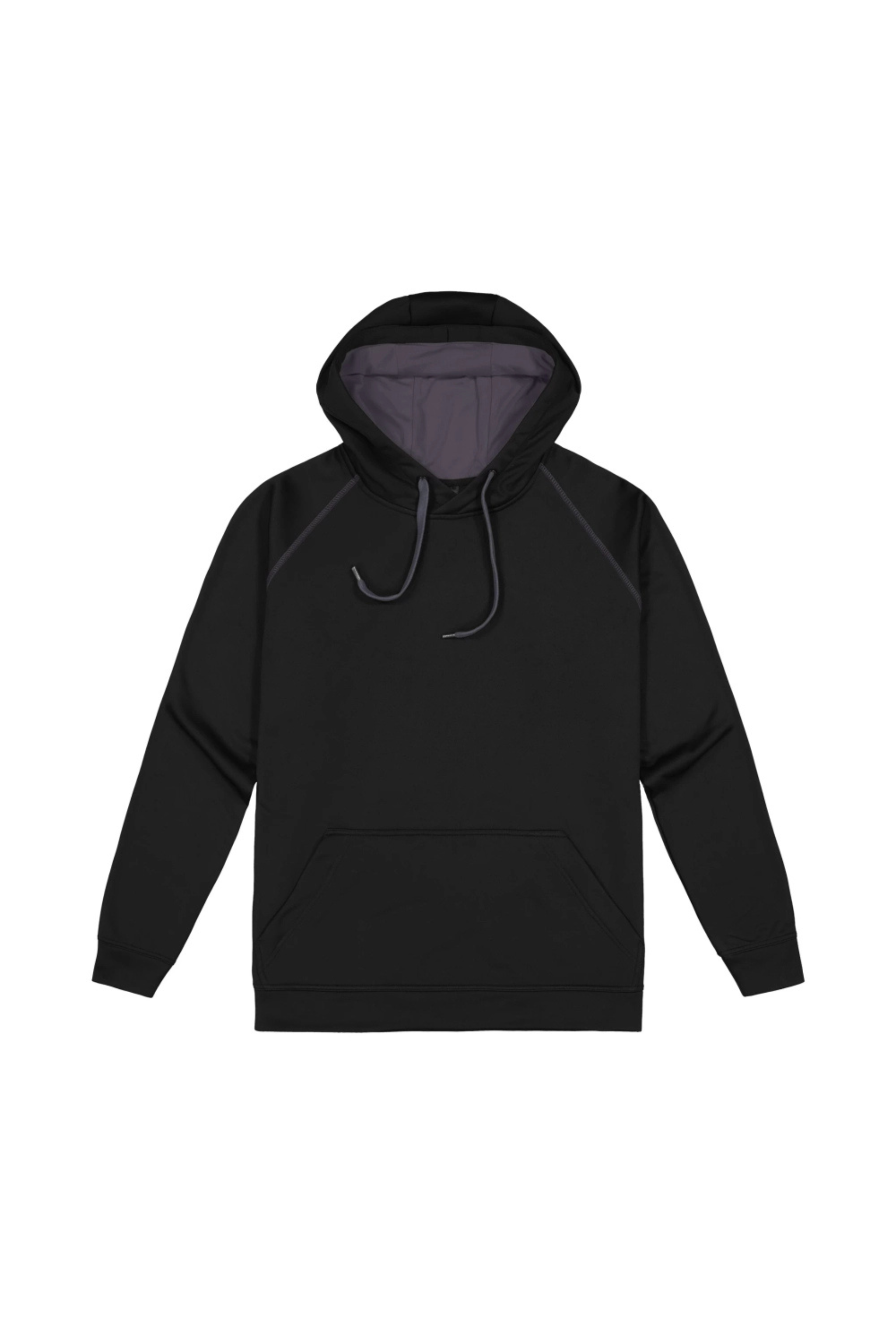 Performance Pullover Hoodie - Black/Grey