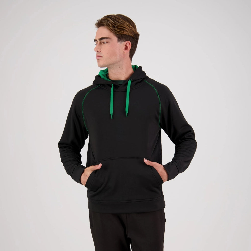 Performance Pullover Hoodie - Black/Kelly