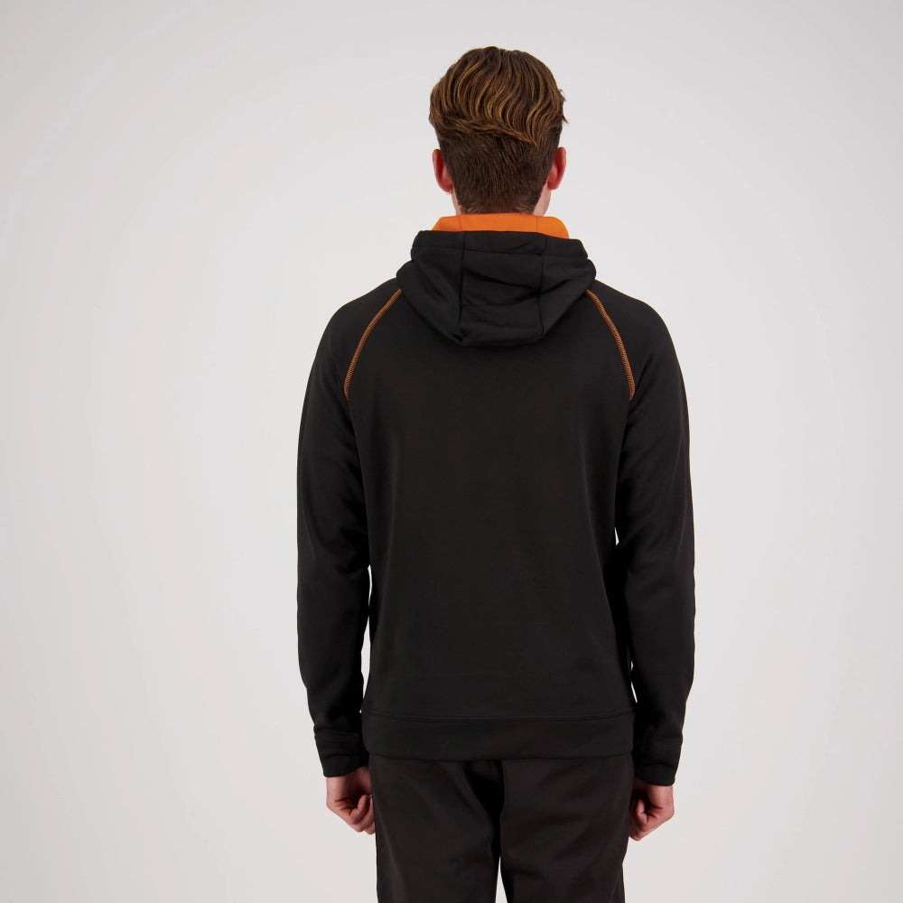 Performance Pullover Hoodie - Black/Orange